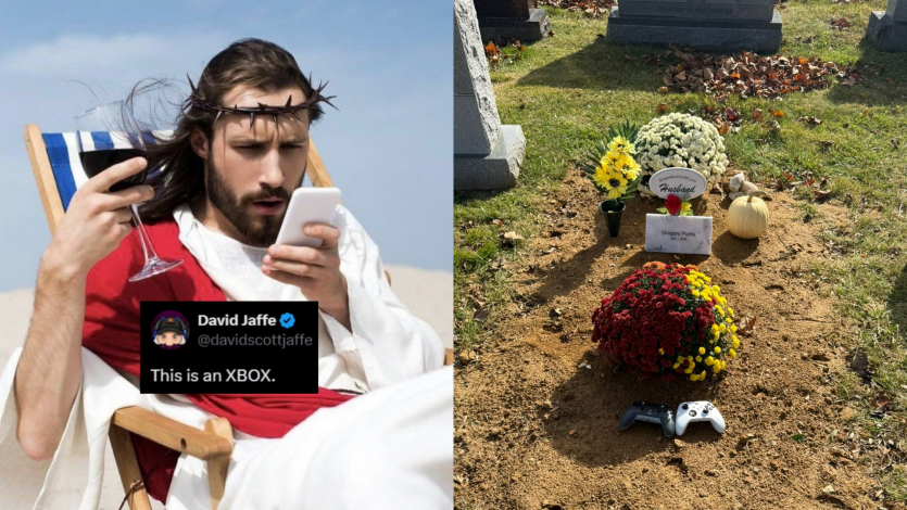 Могила, схожа на Xbox: творця God of War хейтять за невдалий жарт над смертю в родині геймера