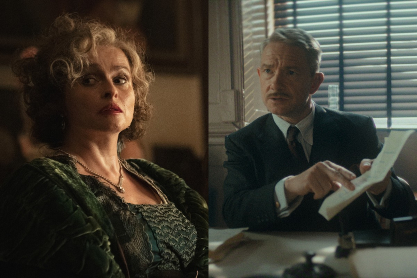 Перші кадри дететиву "Сім циферблатів Аґати Крісті" від Netflix — моторошне вбивство в заміському будинку і жіноча версія Пуаро