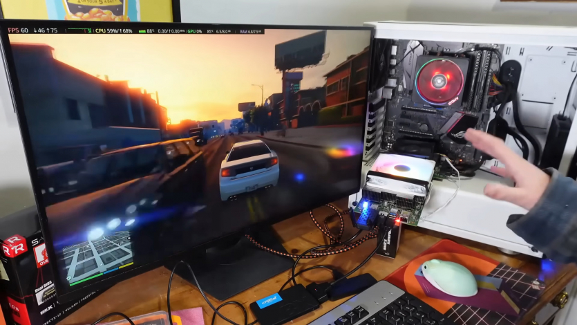 Чули про відеокарту AMD BC250? На майнінговому монстрі на базі PlayStation 5 запустили GTA 5 та Cyberpunk 2077