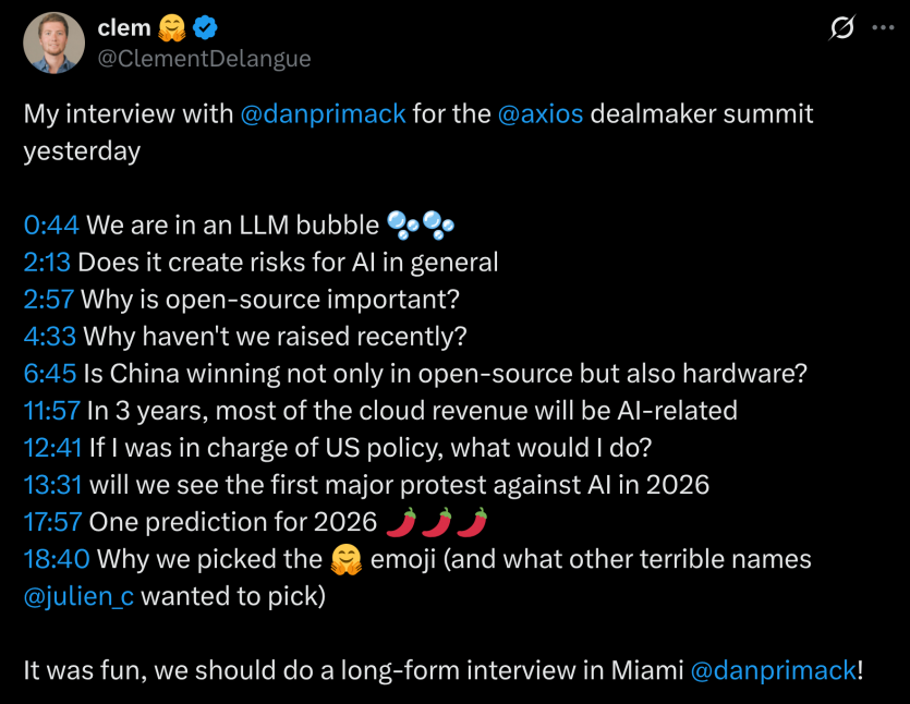 CEO Hugging Face: ”Маємо “бульбашку” LMM, а не ШІ, яка лусне наступного року”