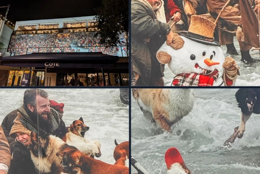 “Насправді присвячені Ктулху”: створені ШІ різдвяні мурали у передмісті Лондону жахають деталями