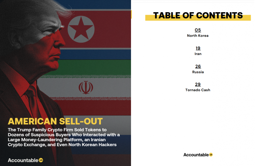 Криптоскандал у США: токен Трампа $WLFI пов'язують з північнокорейськими хакерами, російськими санкційними схемами та іранською біржею