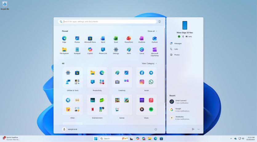 Оновлення Windows 11 за листопад: увімкнене нове меню "Пуск", багато змін та виправлень