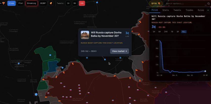 Ставки на війну: мапу бойових дій DeepState UA без дозволу запустили на букмекерські сайти