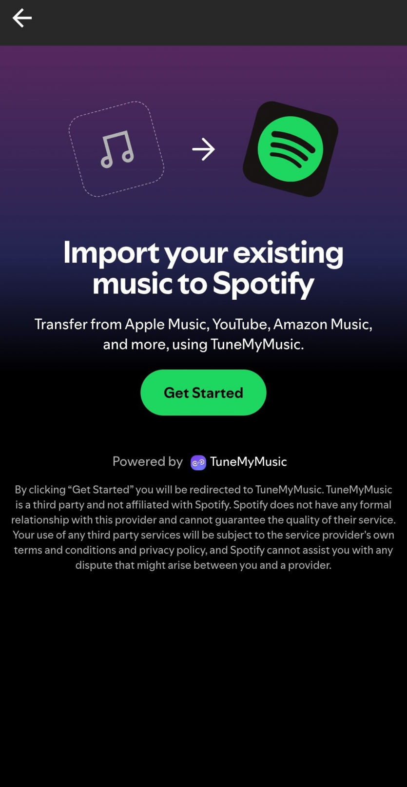 Spotify дозволив імпортувати плейлисти з Apple Music, YouTube та інших аудіопрограм