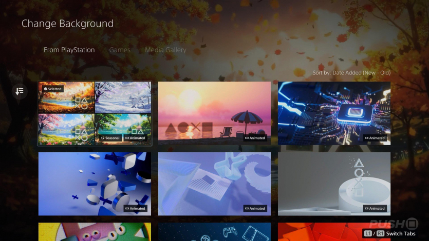 Sony додала на PS5 сезонний анімований фон та віджет зі статисткою останніх ігор