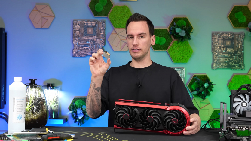 “Кип'ятильник” за $4000: ютубер подав 750 Вт на 800-ватну Asus ROG Matrix RTX 5090 лише через 12V-2×6