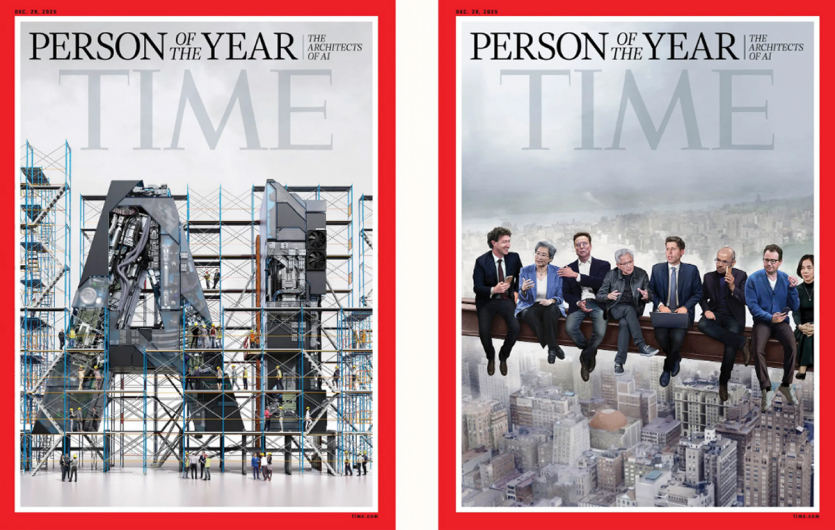 Time оголосив “Людиною року” штучний інтелект — точніше, “збірну” його творців