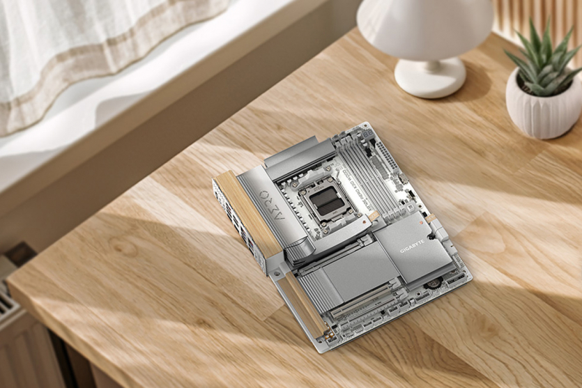 Скандинавський стиль в ПК: Gigabyte оздобила материнську плату деревом та екошкірою