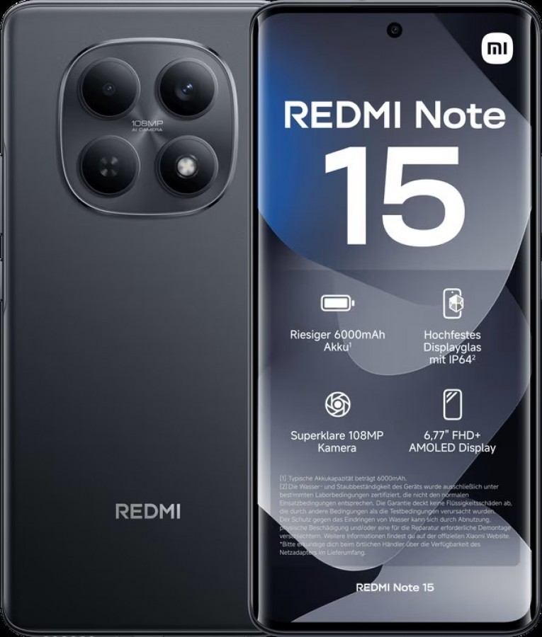 Європейські Xiaomi Redmi Note 15 “засвітилися” у мережі