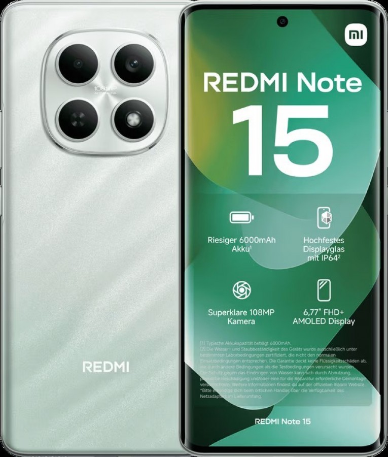 Європейські Xiaomi Redmi Note 15 “засвітилися” у мережі