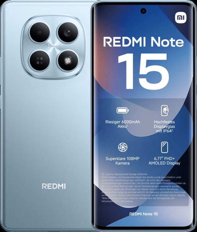 Європейські Xiaomi Redmi Note 15 “засвітилися” у мережі