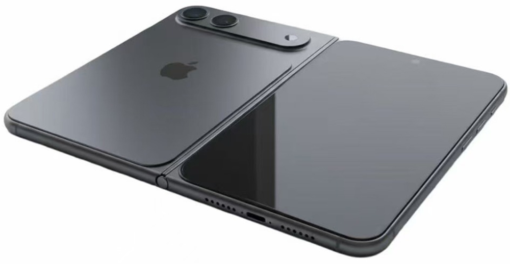 Складаний Apple iPhone Fold матиме дивну форму — рендер та креслення