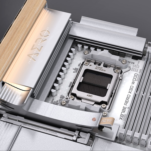 материнська плата Gigabyte X870E Aero X3D Wood