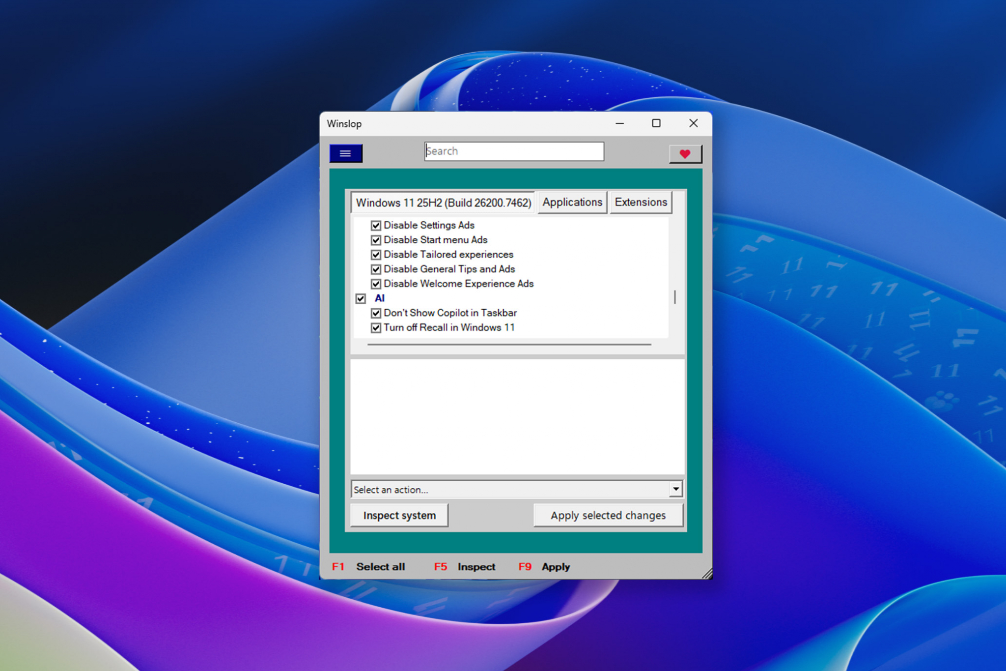 Програма Winslop для очищення Windows 11 базується на відкритому скрипті Remove Windows AI та пропонує більше функцій