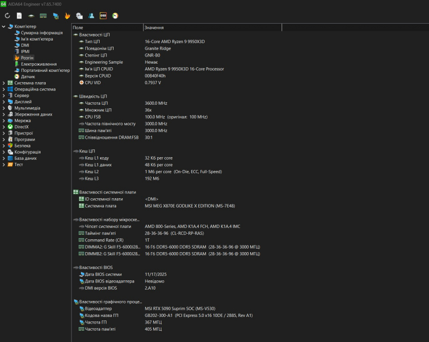 MSI MEG X870E GODLIKE X EDITION