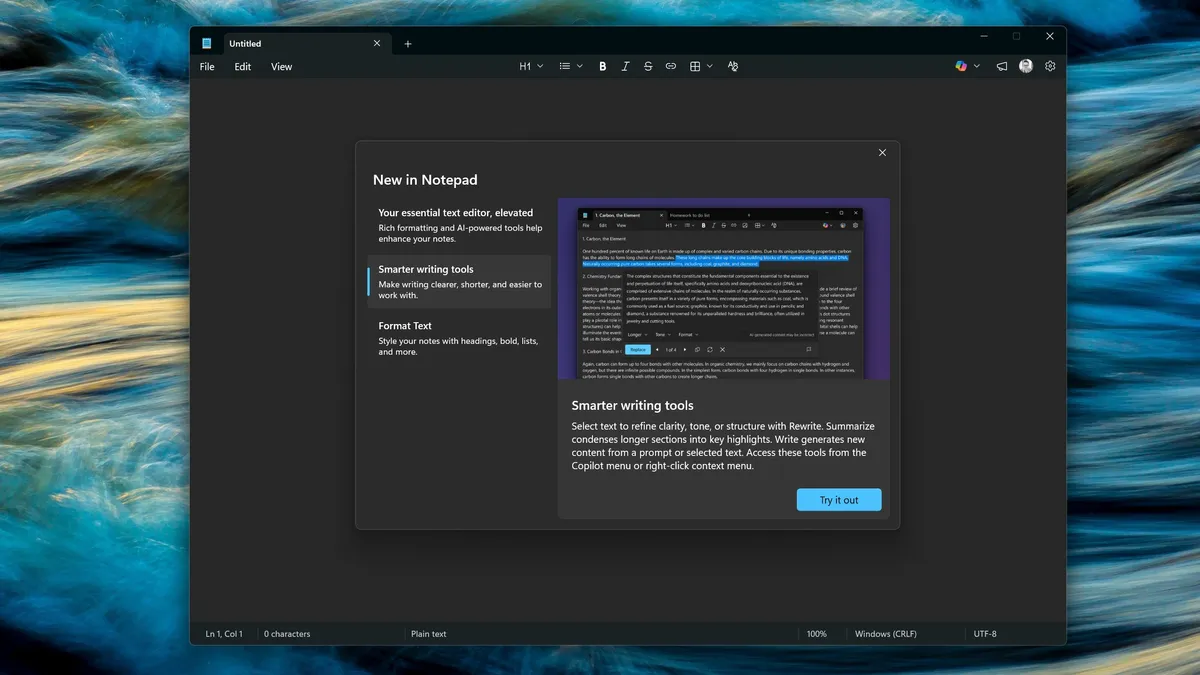 Windows 11 нові функції "Блокнот" і Paint та водночас ламає запуск програм