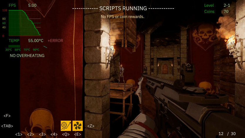 Бумер-шутер FPS Quest перетворює частоту кадрів на ресурс здоров'я, кожен пропущений удар — мінус продуктивність