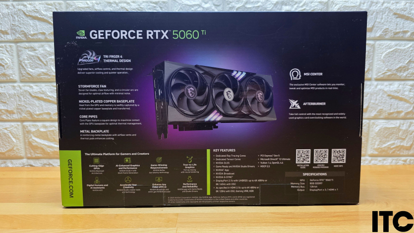 MSI GeForce RTX 5060 Ti 8G Gaming Trio OC