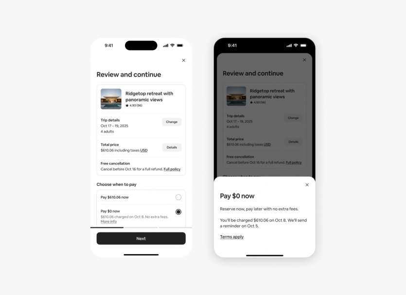 Сервіс оренди житла Airbnb запустив функцію “відкладеної” оплати