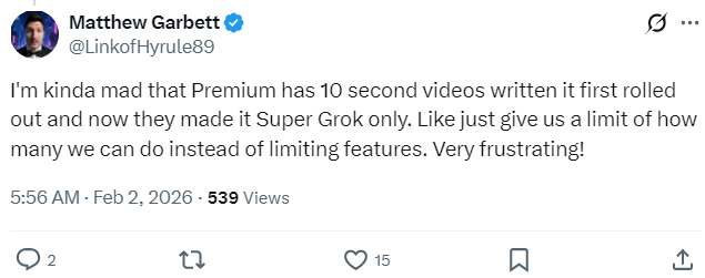 Раніше безкоштовно, тепер — $30: xAI закрила нові функції Grok Imagine для користувачів Premium