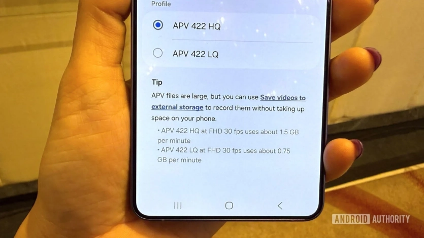 Galaxy S26 Ultra першим відкриває еру смартфонів з підтримкою кодека APV