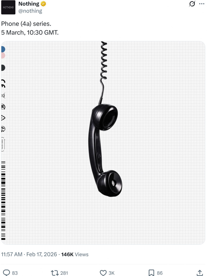Nothing анонсували смартфон в запрошенні на презентацію Apple: просто змінили дату і назву