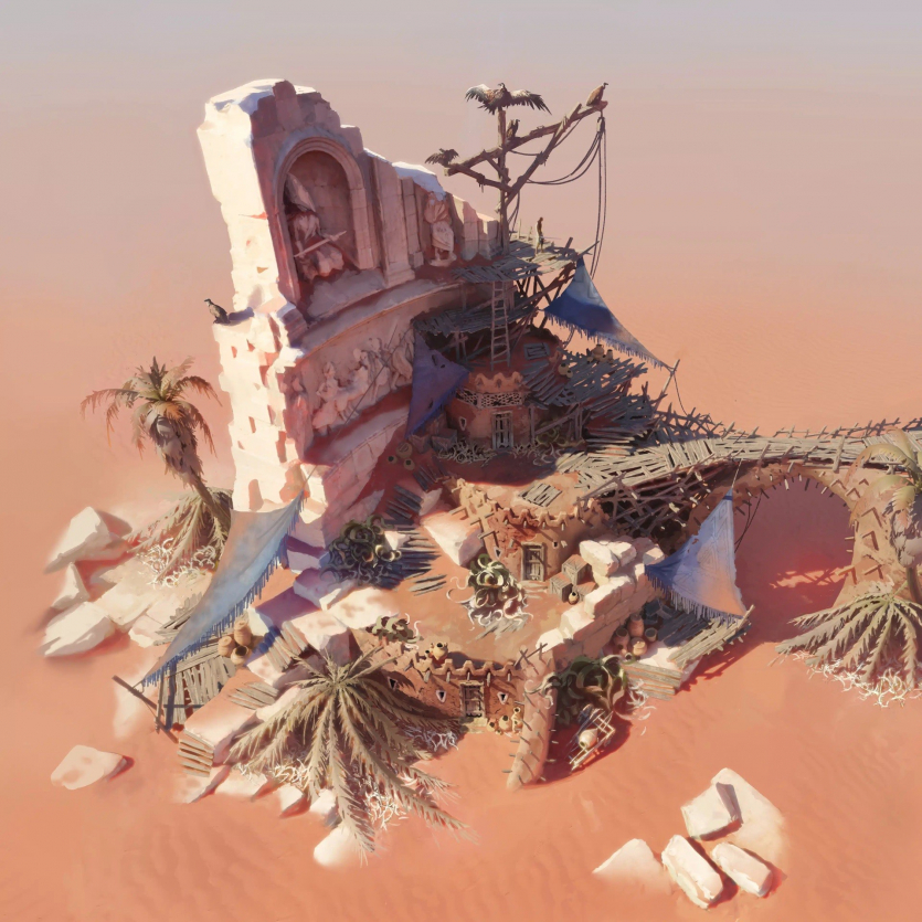 "Все як Толкін прописав": арти скасованої гри "Володар перснів" показали гавань Умбар та заїзд "Брикливий поні”