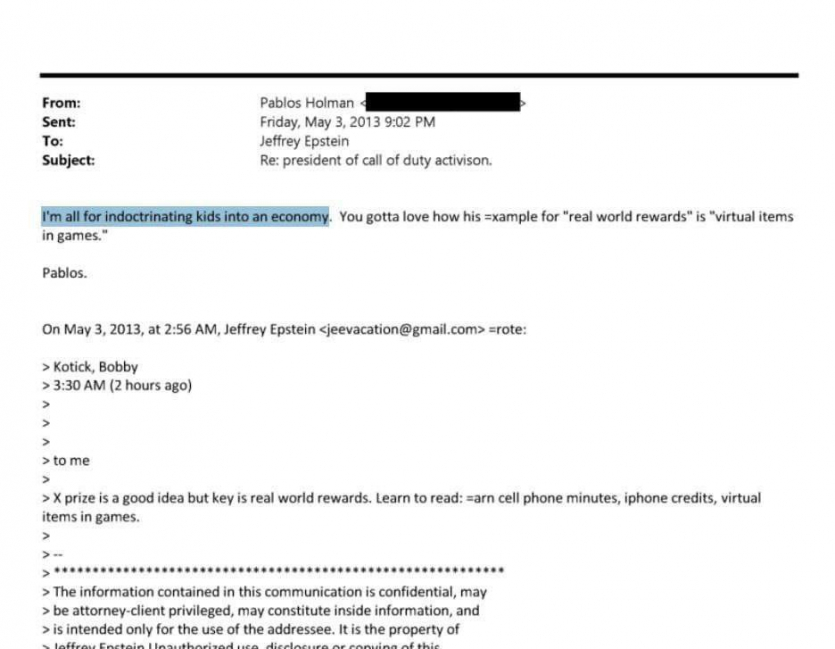 Джеффрі Епштейн отримав довічний бан від Xbox у 2013 році