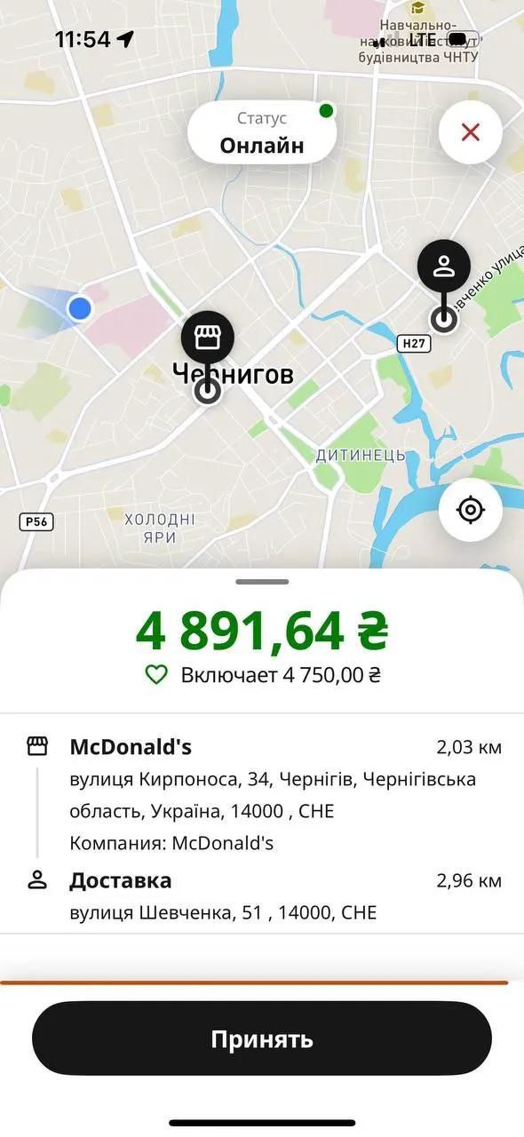 Що коїться з Glovo? Українці скаржаться на непогоджені зняття чайових у 5000-11000 грн