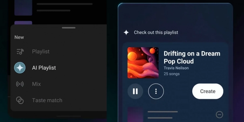 YouTube Music додає "AI Playlist" з текстовою генерацією плейлистів