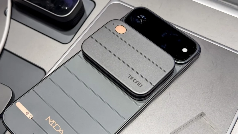 Новий модульний концепт Tecno: телефон, який "примагнічує" все, навіть оптичний об'єктив