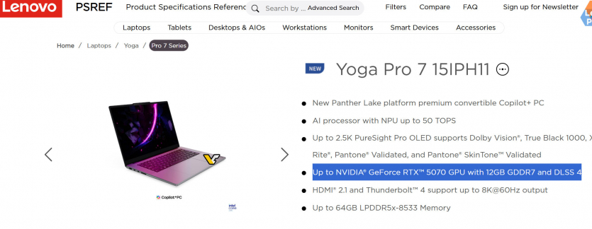 RTX 5070 mobile 12 ГБ? Lenovo та Asus натякають на появу нової моделі Nvidia у власних ноутбуках