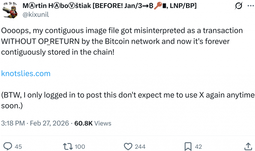 Блокчейн — не лише про гроші? Розробнику вдалося вставити зображення 66 КБ у транзакцію біткоїна