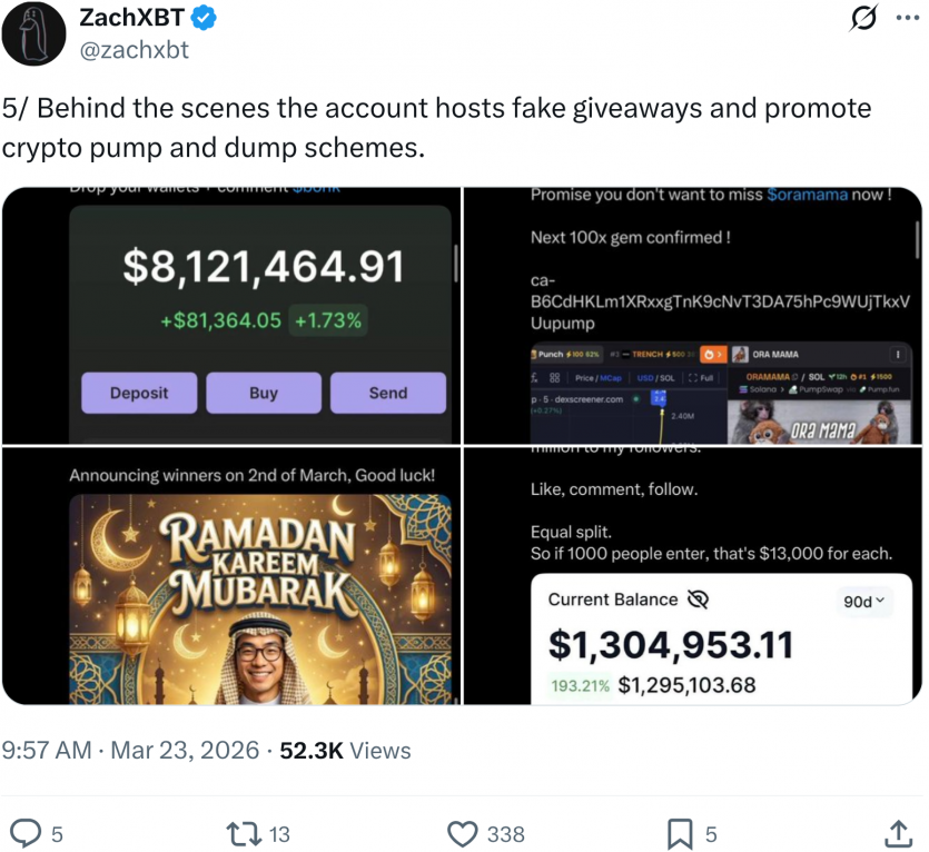 Ончейн-детектив викрив криптошахраїв, які заробляли на фейках у Х про війну на Близькому Сході