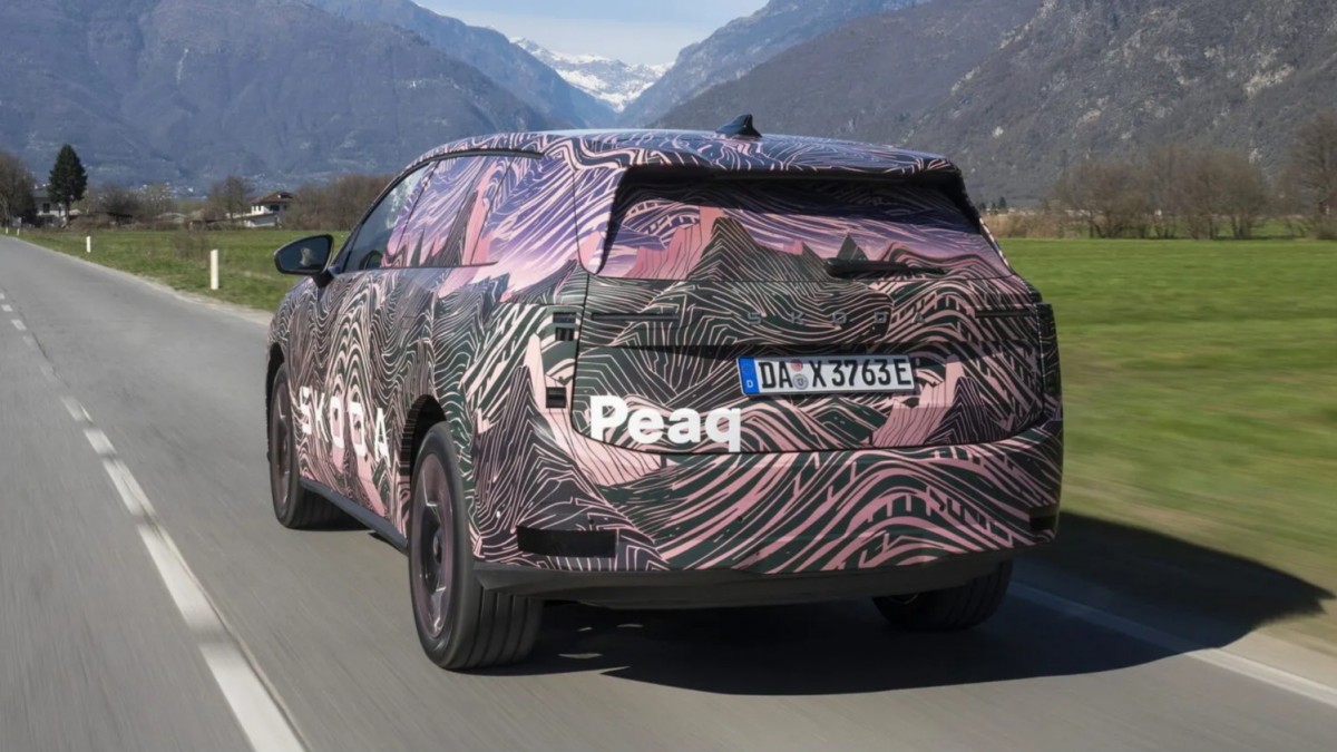 Skoda Peaq пропонує 7 місць, 600+ км запасу ходу зарядку за 28 хвилин