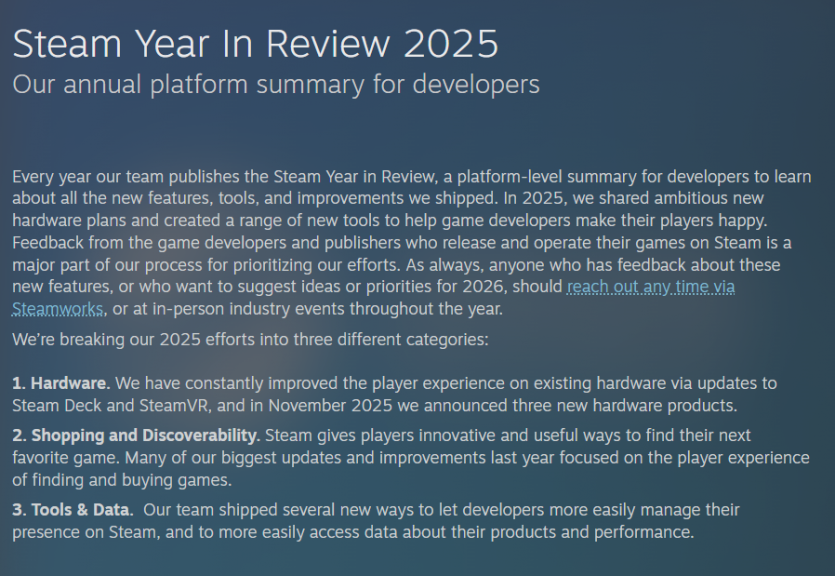 Valve підтвердила запуск нових пристроїв Steam у 2026 році після плутанини з блогом