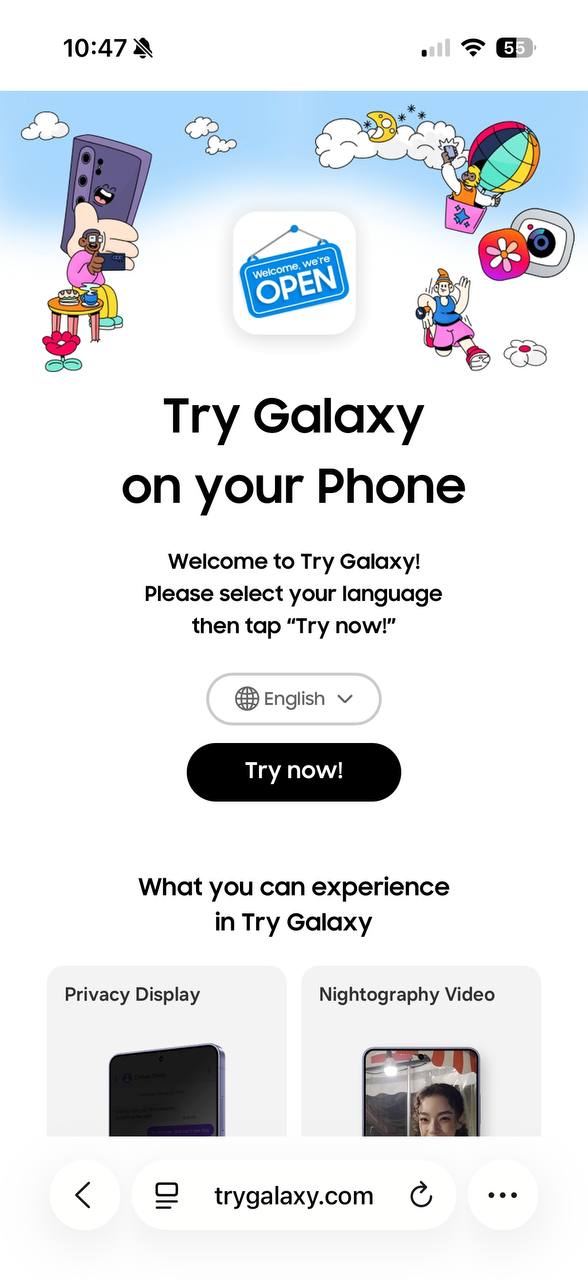 Симулятор Galaxy S26 перетворює будь-який iPhone та Android на Samsung з "приватним дисплеєм": як спробувати?