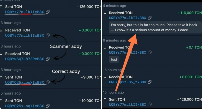 Скамер із "совістю": шахрай повернув майже всю вкрадену криптовалюту