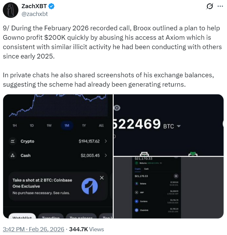 Як працює інсайдерська торгівля криптовалютами: розслідування ончейн-детектива