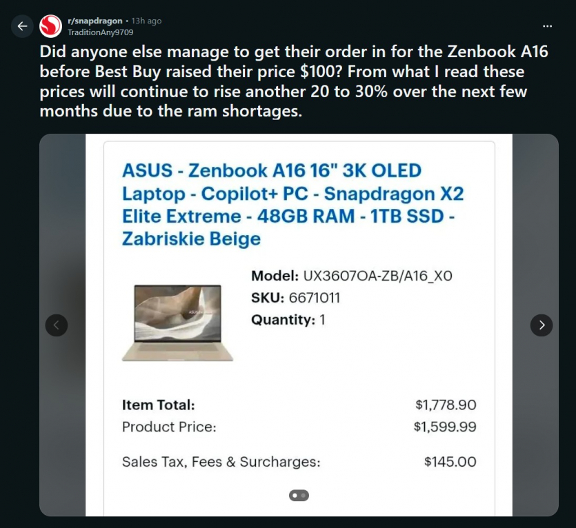 ASUS назвала "точні" ціни на Zenbook й одразу їх підвищила