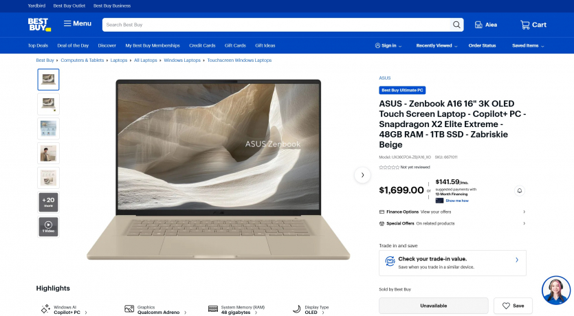 ASUS назвала "точні" ціни на Zenbook й одразу їх підвищила