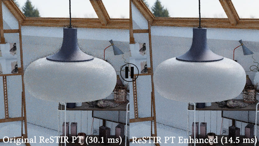 NVIDIA похвалилась пришвидшенням технології рейтрейсингу ReSTIR у 3 рази