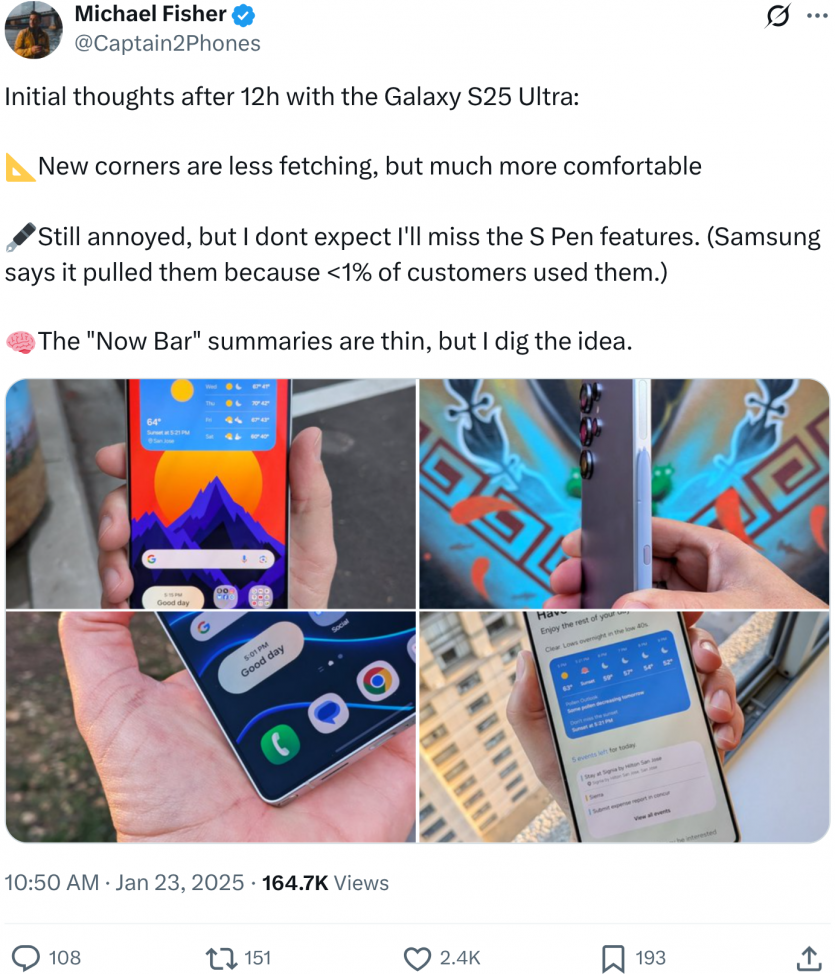 Лінійка Samsung Galaxy S27 отримає нову модель Pro, і це Ultra без S Pen, — інсайдери