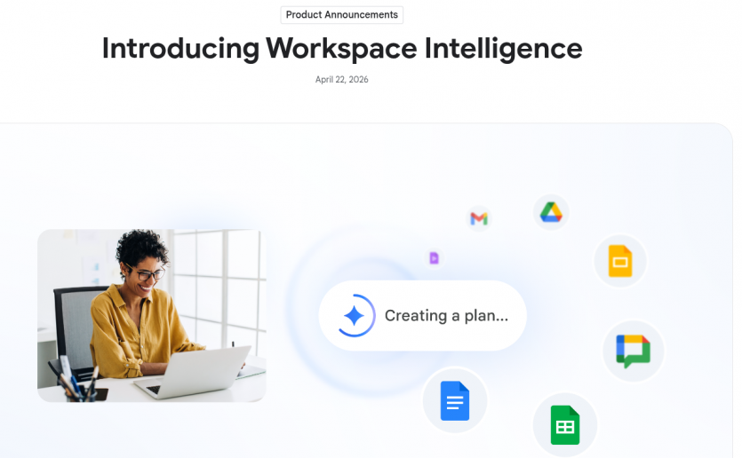 Google здійснила мрію офісних працівників: Workspace Intelligence як ШІ-шар для Gmail, Drive, Docs і Chat / Google