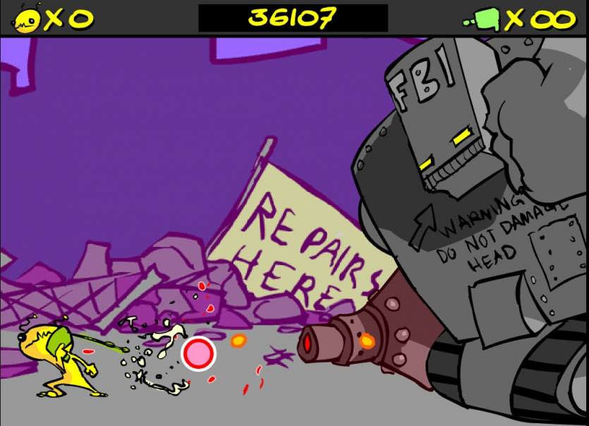 alien hominid gameplay