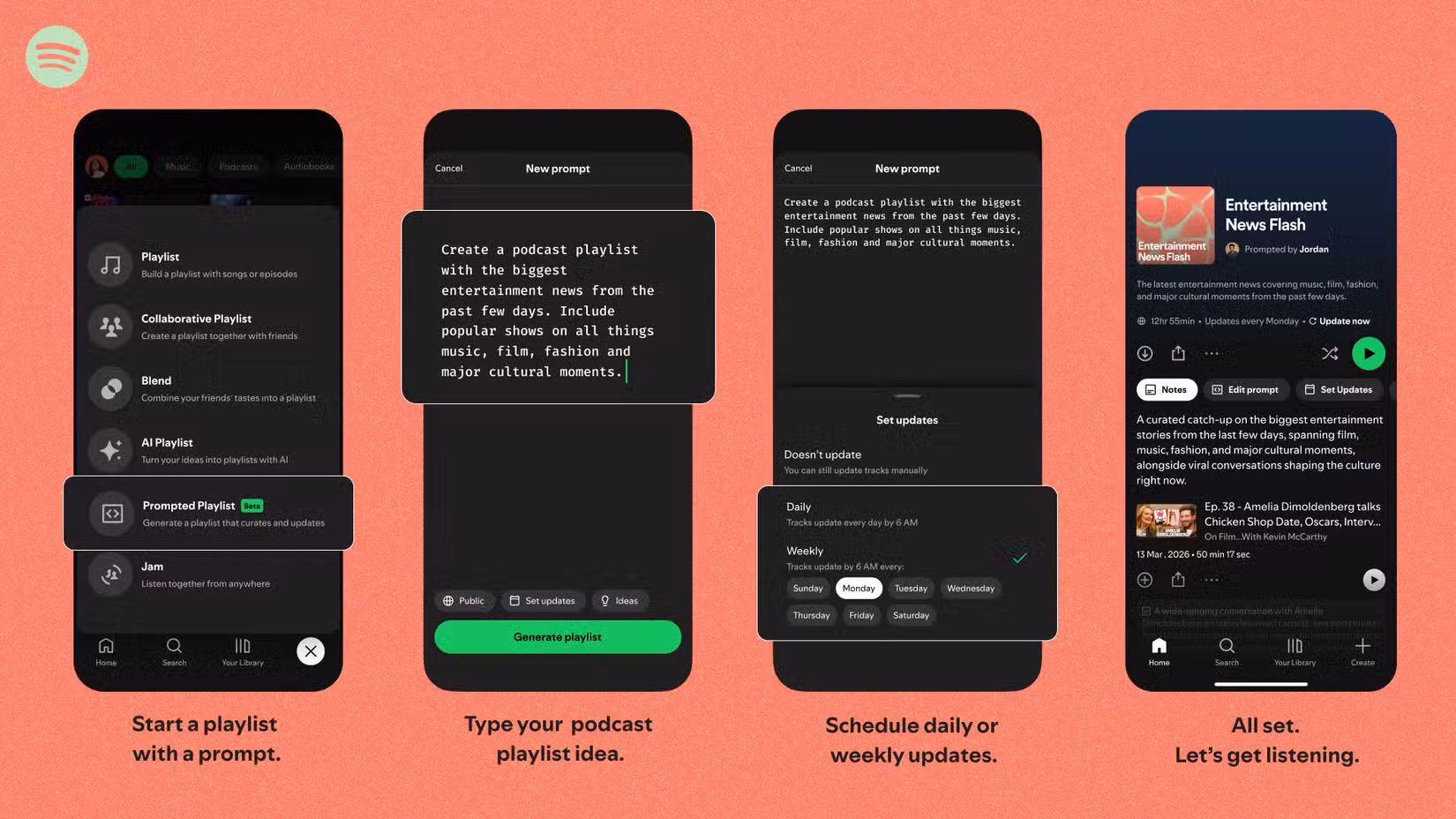 Spotify тестує ШІ: "плейлисти за запитом" вже доступні для користувачів з 7 країн
