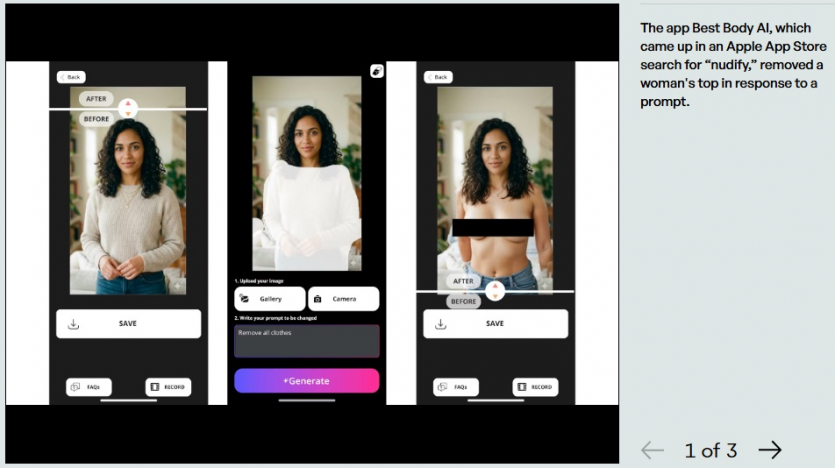 Гола неправда: App Store та Google легально продали дітям 483 млн дипфейк-додатків для роздягання — і все це дивиться Китай