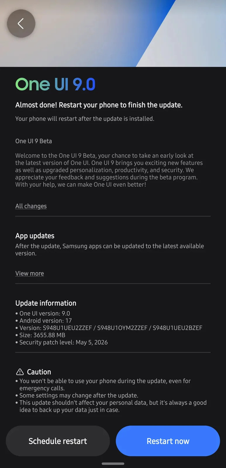 Samsung представила першу бету One UI 9: перелік покращень